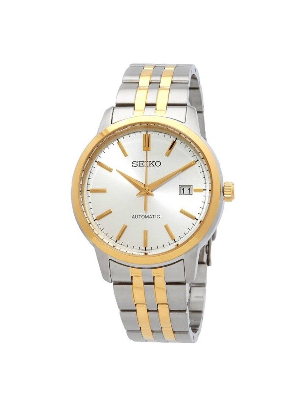 NWT Seiko Essentials Automatic Silver Dial Men's Watch
